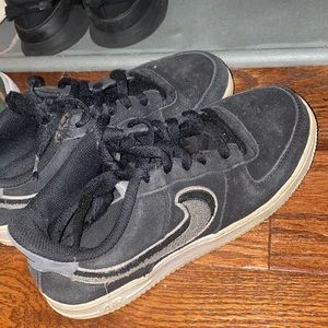 Worn boys Air Force ones